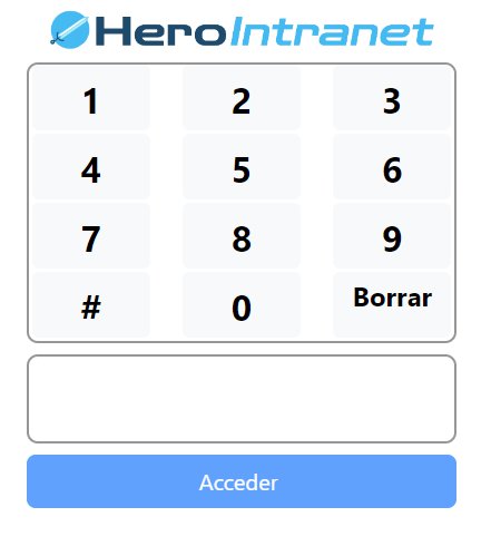 Captura de programa de control horario para empresas