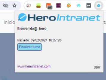 Control Horario Extensión Chrome 2